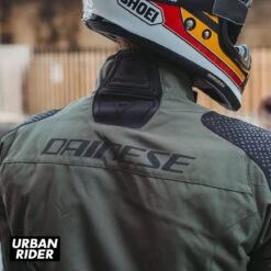 Dainese Ladakh 3L Jacket - Army Green / Black -Ride Style Shop dainese ladakh 3l jacket army green black shoulders