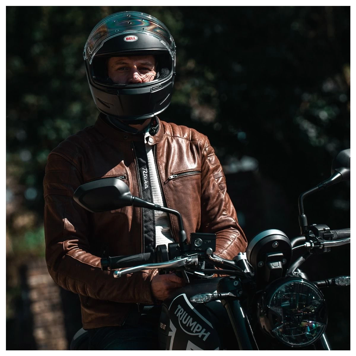 Richa Daytona 2 Leather Jacket - Brown 16 Richa Daytona 2 Leather Jacket - Brown - Image 16