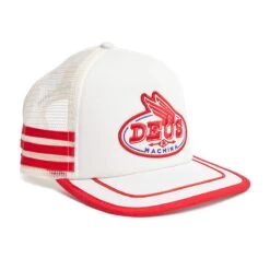 DEUS EX MACHINA SLIPSTREAM TRUCKER CAP - VINTAGE WHITE