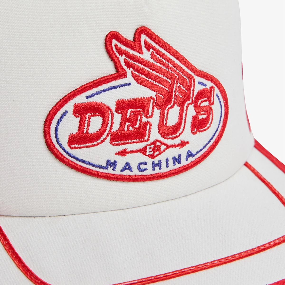 DEUS EX MACHINA SLIPSTREAM TRUCKER CAP - VINTAGE WHITE 3 DEUS EX MACHINA SLIPSTREAM TRUCKER CAP - VINTAGE WHITE - Image 3