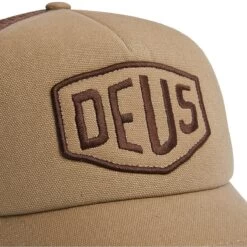 DEUS EX MACHINA THINKER TRUCKER CAP - TAN -Ride Style Shop deus ex machina thinker trucker cap tan 3