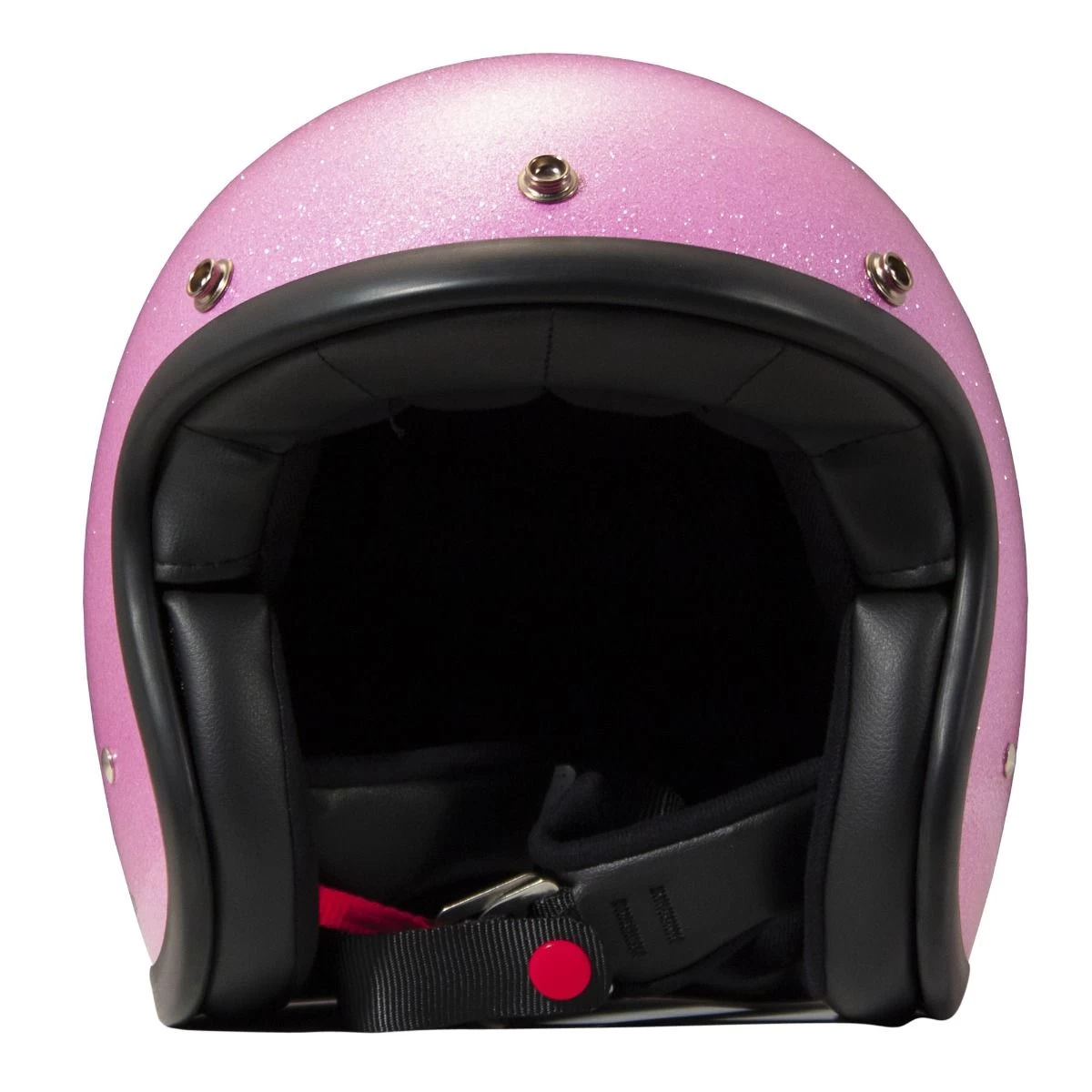DMD Vintage Helmet - Glitter Pink 2 DMD Vintage Helmet - Glitter Pink - Image 2