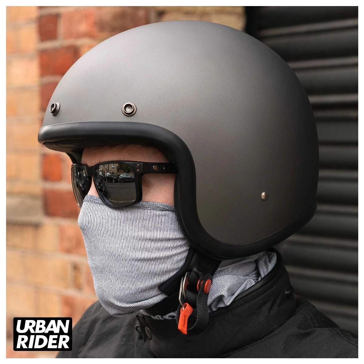 DMD Vintage Helmet - Matt Grey 2 DMD Vintage Helmet - Matt Grey - Image 2