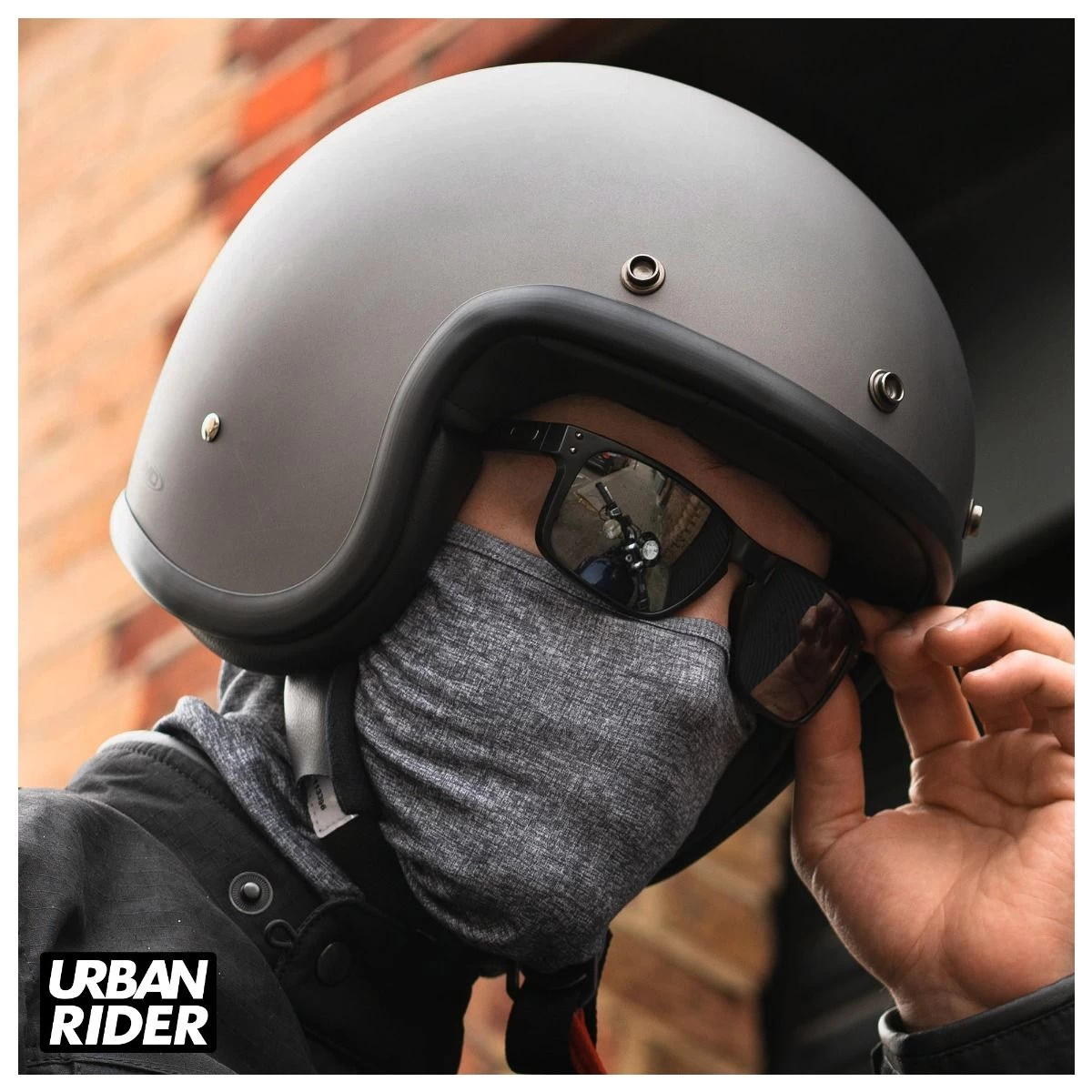 DMD Vintage Helmet - Matt Grey 7 DMD Vintage Helmet - Matt Grey - Image 7