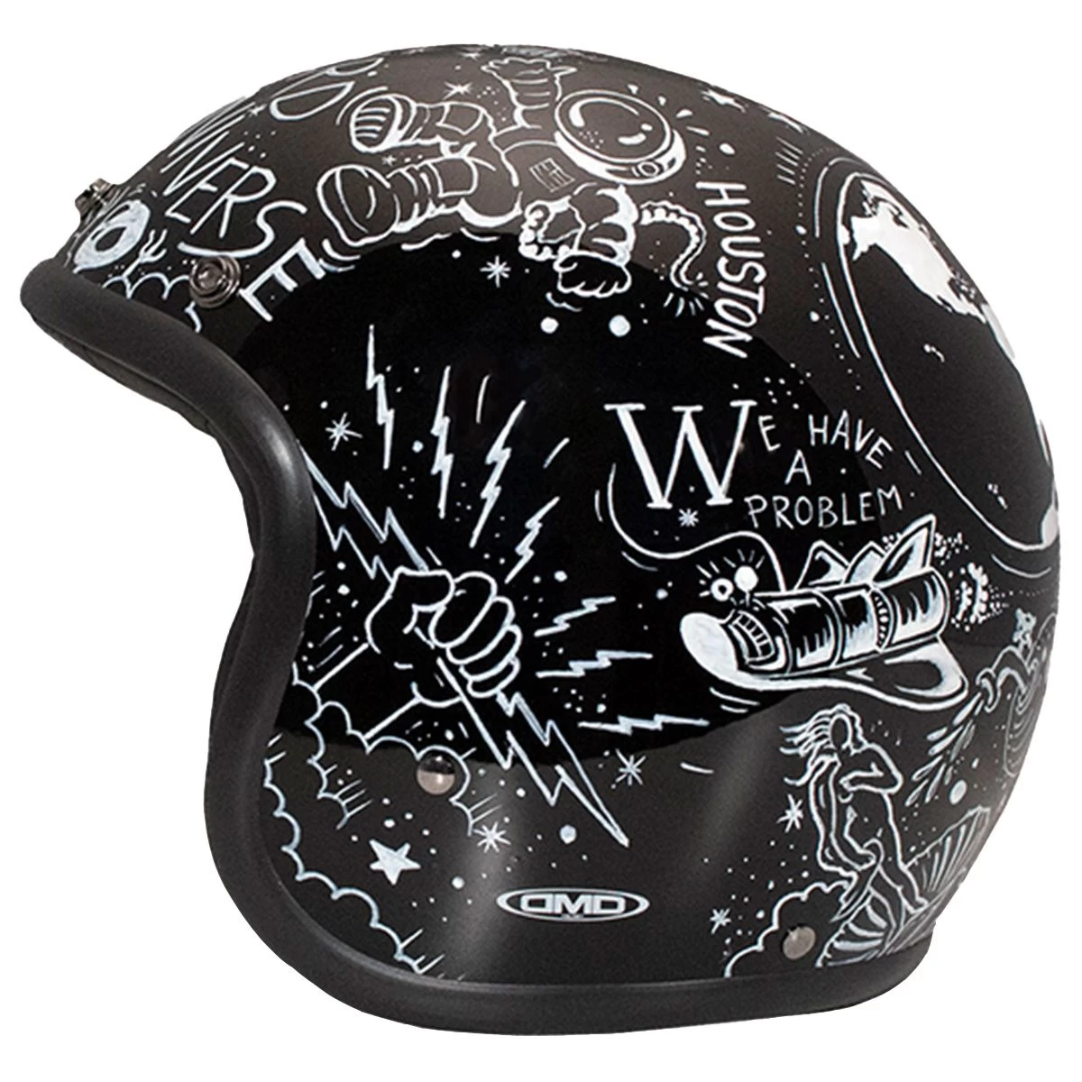 DMD Vintage Helmet - Weird 5 DMD Vintage Helmet - Weird - Image 5