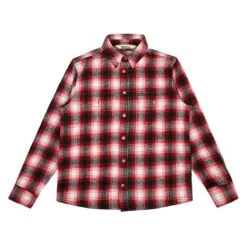 DEUS EX MACHINA KALYN CHECK SHIRT - RED CLAY