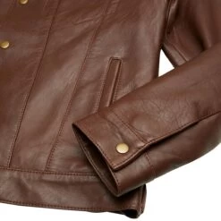 Deus Ex Machina Wildfire Leather Jacket - Brown -Ride Style Shop dmf226389 4 1