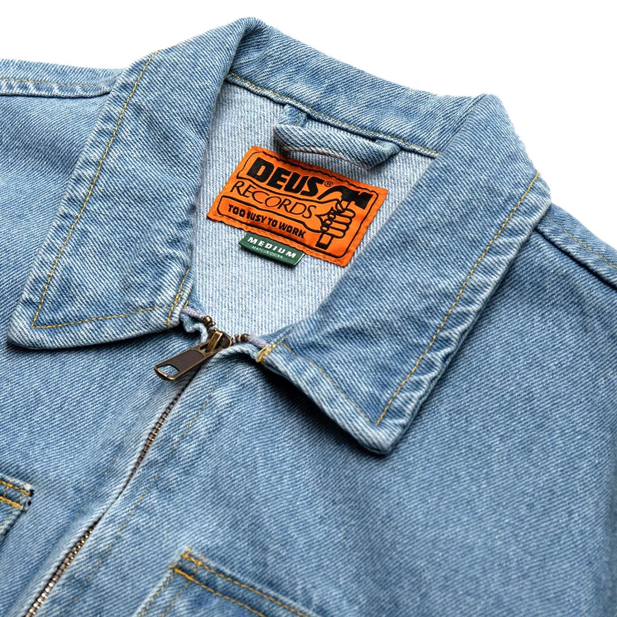 Deus Ex Machina Ortiz Garage Jacket-Light Stone 3 Deus Ex Machina Ortiz Garage Jacket-Light Stone - Image 3