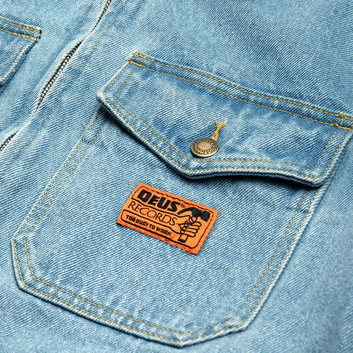 Deus Ex Machina Ortiz Garage Jacket-Light Stone 4 Deus Ex Machina Ortiz Garage Jacket-Light Stone - Image 4