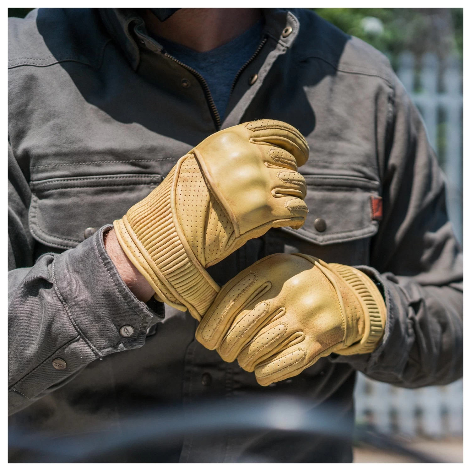 GOLDTOP VICEROY GLOVES - WAXED TAN 2 GOLDTOP VICEROY GLOVES - WAXED TAN - Image 2