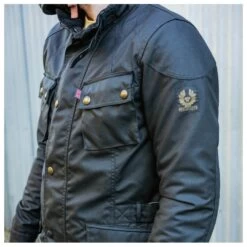 Belstaff Crosby 8oz Wax Cotton Jacket - Black 15 Belstaff Crosby 8oz Wax Cotton Jacket - Black -Ride Style Shop dsc04143