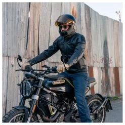 Helstons Modelo Leather Jacket - Black -Ride Style Shop dsc05294