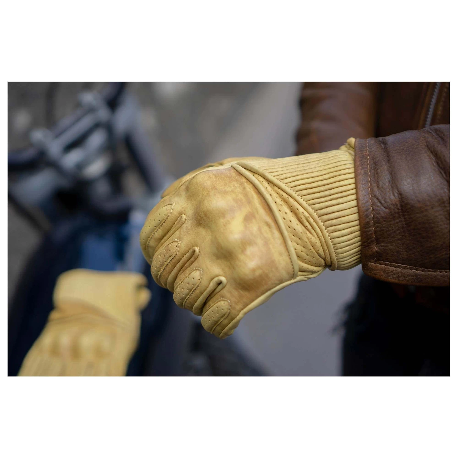 GOLDTOP VICEROY GLOVES - WAXED TAN 7 GOLDTOP VICEROY GLOVES - WAXED TAN - Image 7