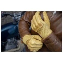 GOLDTOP VICEROY GLOVES - WAXED TAN 12 GOLDTOP VICEROY GLOVES - WAXED TAN -Ride Style Shop dsc07191