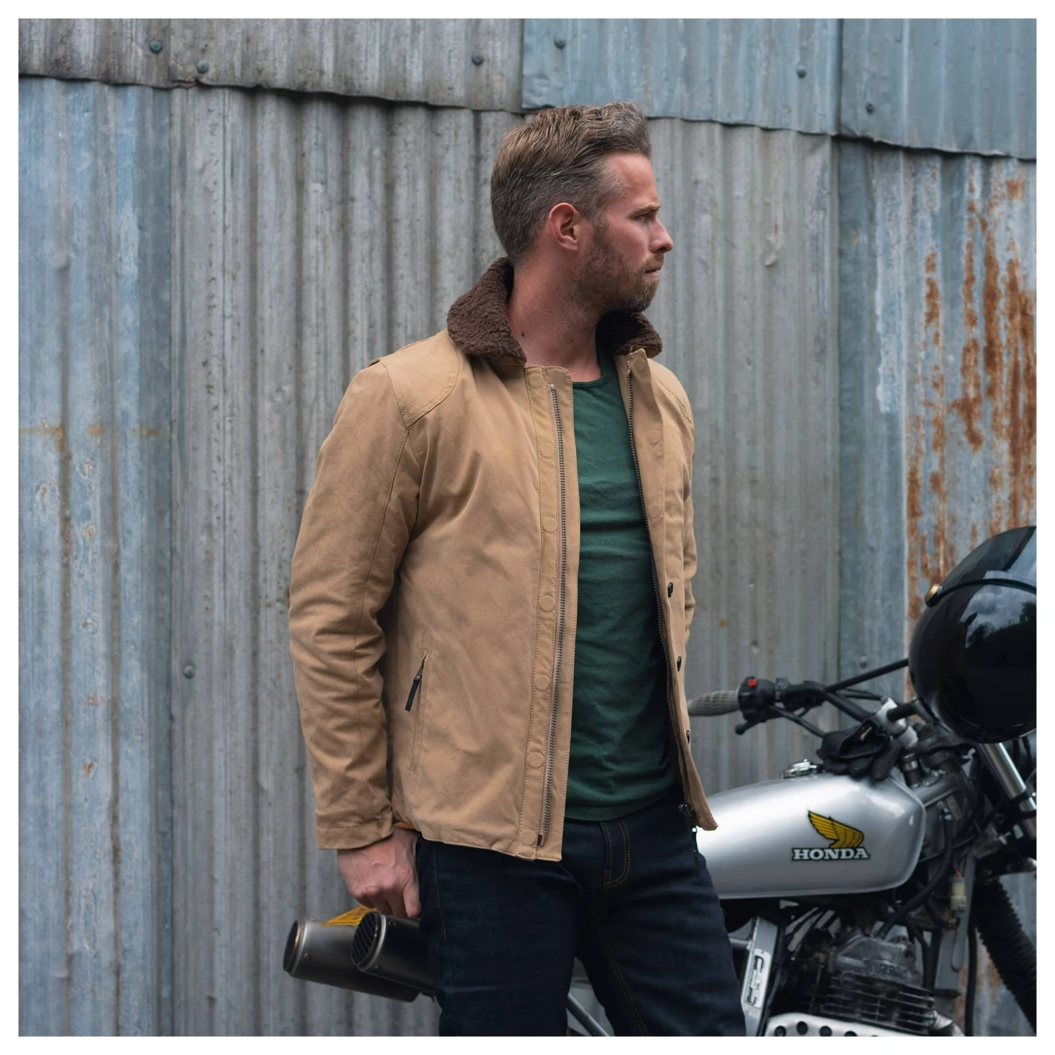 Resurgence N1 Deck Jacket-Sand 2 Resurgence N1 Deck Jacket-Sand - Image 2