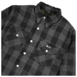 MERLIN AXE ARAMID LINED OVERSHIRT - BLACK / GREY -Ride Style Shop dsc66292