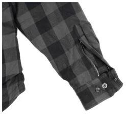 MERLIN AXE ARAMID LINED OVERSHIRT - BLACK / GREY -Ride Style Shop dsc66692