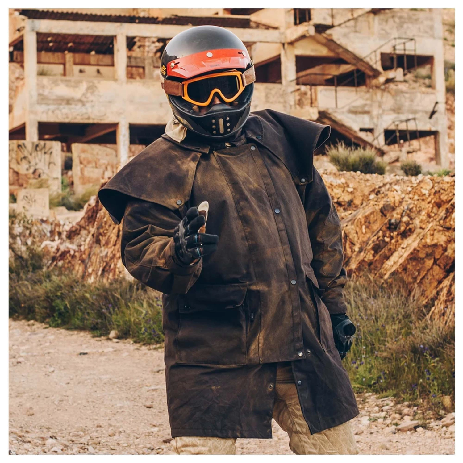 FUEL EL PASO SHORT DUSTER - BLACK 2 FUEL EL PASO SHORT DUSTER - BLACK - Image 2