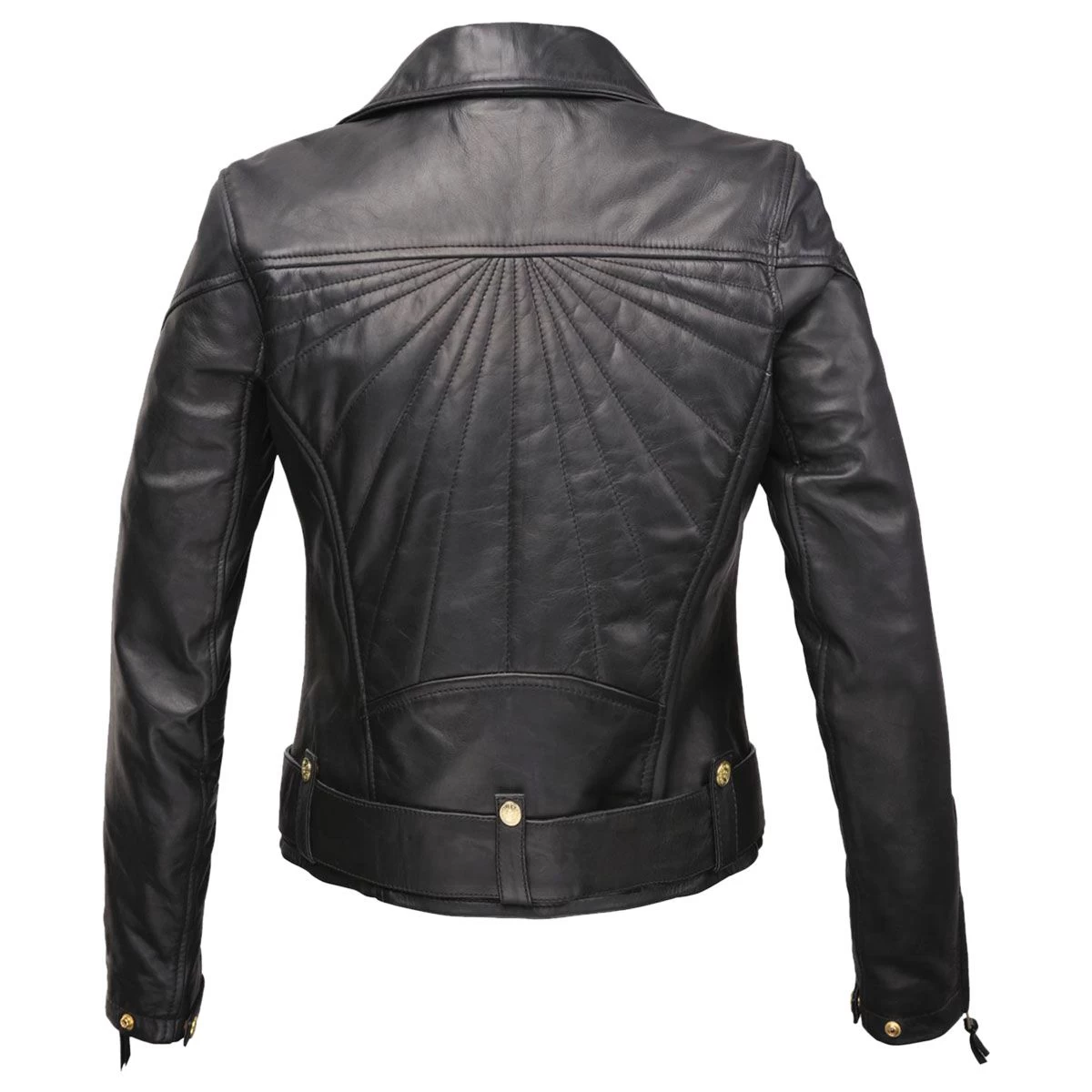 Eudoxie Amy Womens Leather Jacket - Black 3 Eudoxie Amy Womens Leather Jacket - Black - Image 3