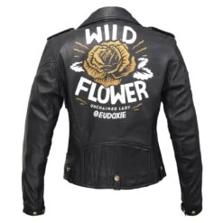 Eudoxie Suzy Womens Leather Jacket - Black -Ride Style Shop eudoxie suzy womens leather jacket black 2