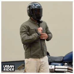 Merlin Exile Explorer Jacket - Green -Ride Style Shop exile d3o organic ripstop cotton jacket 6