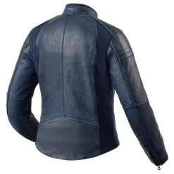 Revit Coral Womens Leather Jacket - Blue -Ride Style Shop fjl119 blue 2