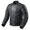 Revit Surgent Leather Jacket - Black