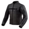 Revit Mile Leather Jacket - Black