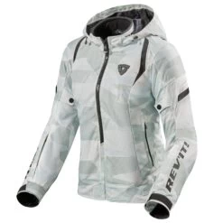 Revit Flare 2 Womens Jacket - Camo Grey / White