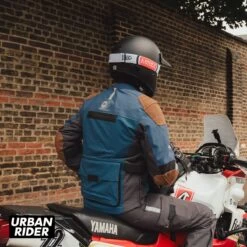 Fuel Astrail Jacket - Navy / Grey -Ride Style Shop fuel astrail jacket navy grey back