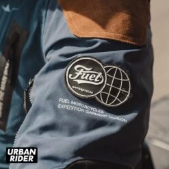 Fuel Astrail Jacket - Navy / Grey -Ride Style Shop fuel astrail jacket navy grey detail