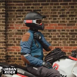 Fuel Astrail Jacket - Navy / Grey -Ride Style Shop fuel astrail jacket navy grey sitting