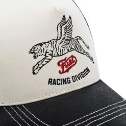 FUEL RACING DIVISION CAP - WHITE / BLACK -Ride Style Shop fuel racing division cap white black 4