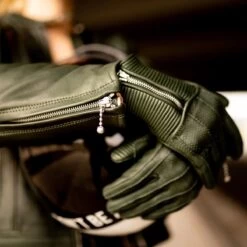 Goldtop 76 Womens Leather Jacket - Racing Green -Ride Style Shop goldtop 76 womens leather jacket racing green 7