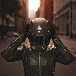 Goldtop 76 Womens Leather Jacket - Racing Green -Ride Style Shop goldtop 76 womens leather jacket racing green 9