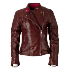 Goldtop Bobber Womens Leather Jacket 2022 Version - Burgundy 15 Goldtop Bobber Womens Leather Jacket 2022 Version - Burgundy -Ride Style Shop goldtop bobber womens leather jacket burgundy 2 1