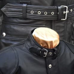 Goldtop Patrol Armoured Leather Jacket - Black -Ride Style Shop goldtop patrol armoured leather jacket black 5