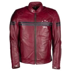 Helstons Chevy Leather Jacket - Bordeaux