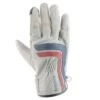 HELSTONS JEFF 4WAYS AIR LEATHER GLOVES - BEIGE / BLUE / RED