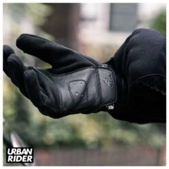 HELSTONS SIMPLE WOMENS ARAMID GLOVES - BLACK 9 HELSTONS SIMPLE WOMENS ARAMID GLOVES - BLACK -Ride Style Shop helstonssimpleglove2