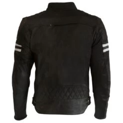 Merlin Hixon II Leather Jacket - Black -Ride Style Shop hixon ii jacket black back 1