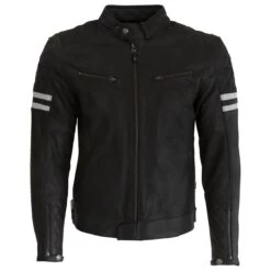Merlin Hixon II Leather Jacket - Black