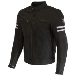 Merlin Hixon II Leather Jacket - Black -Ride Style Shop hixon ii jacket black back 3jpg