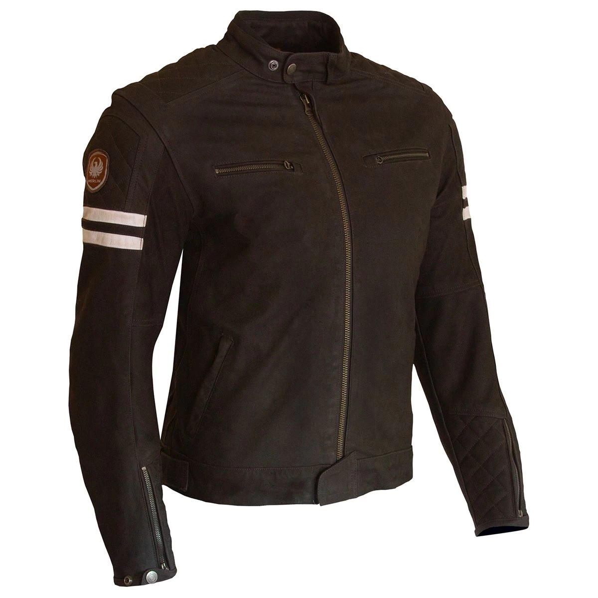 Merlin Hixon II Leather Jacket - Brown 4 Merlin Hixon II Leather Jacket - Brown - Image 4