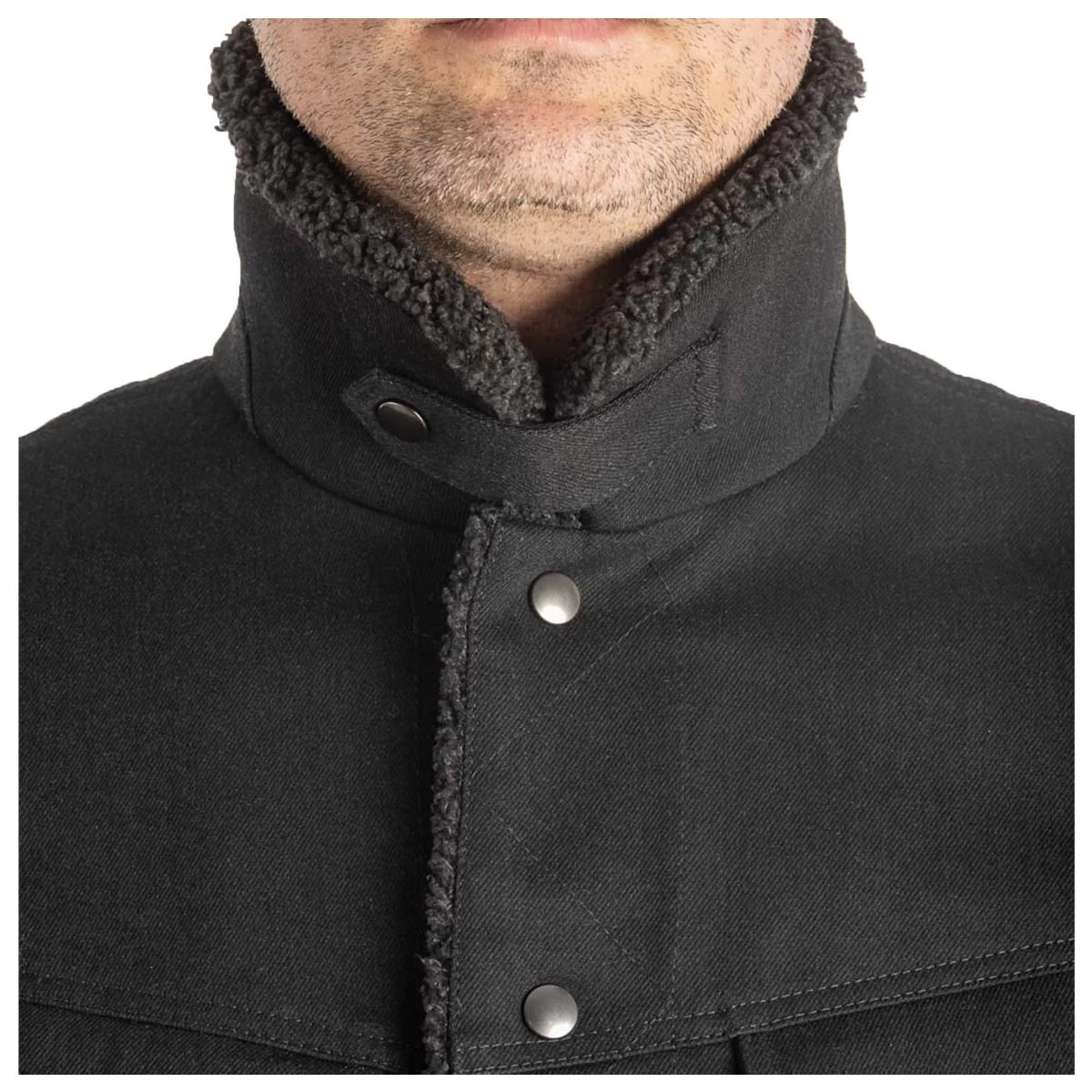 Pando Moto Husky 2.0 Sherpa Jacket - Black 6 Pando Moto Husky 2.0 Sherpa Jacket - Black - Image 6