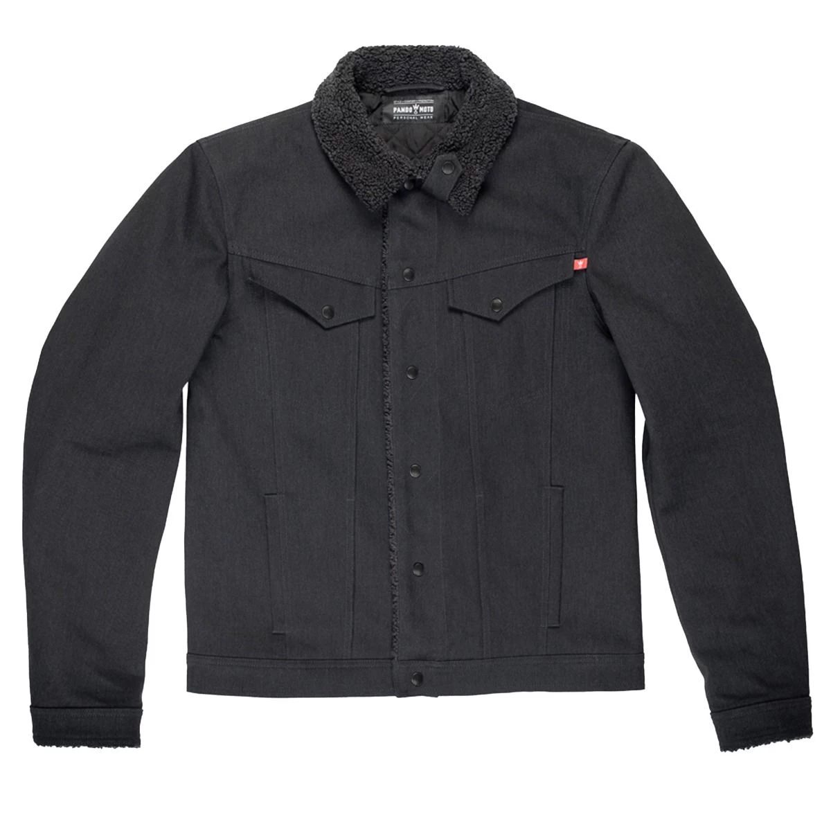 Pando Moto Husky 2.0 Sherpa Jacket - Black 1 Pando Moto Husky 2.0 Sherpa Jacket - Black