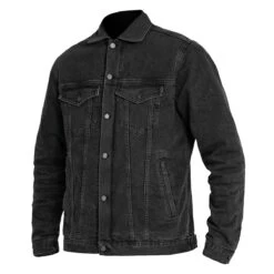 John Doe Maverick Mono Denim Jacket - Pitch Black -Ride Style Shop j5003 pitch black 02
