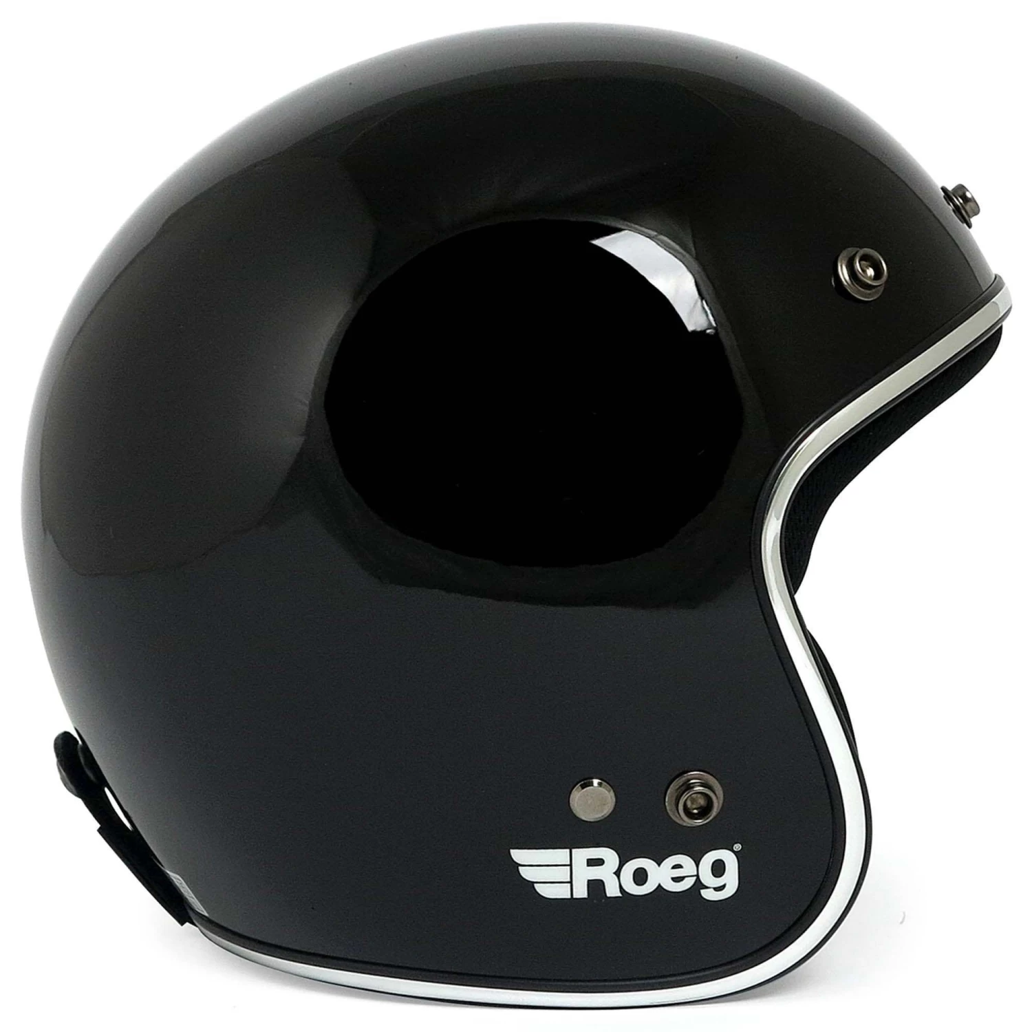 Roeg Jett Helmet - Gloss Black 3 Roeg Jett Helmet - Gloss Black - Image 3