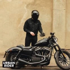 John Doe Maverick Mono Denim Jacket - Pitch Black -Ride Style Shop john doe maverick mono denim jacket pitch black gloves