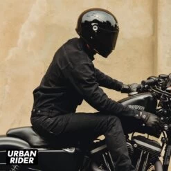 John Doe Maverick Mono Denim Jacket - Pitch Black -Ride Style Shop john doe maverick mono denim jacket pitch black lean